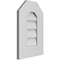 Ekena Millwork Octagonal Top Surface Mount PVC Gable Vent w/ 3-1/2"W x 1"P Standard Frame, 12"W x 18"H GVPOT12X1801SN - alternate 4